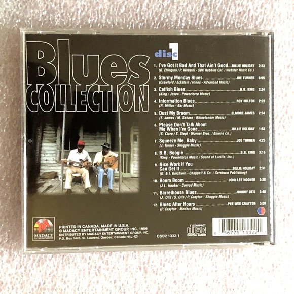 Blues Collection 3 CD Set - Original Artists BB King John Lee Hooker B Holiday - Picture 2 of 11